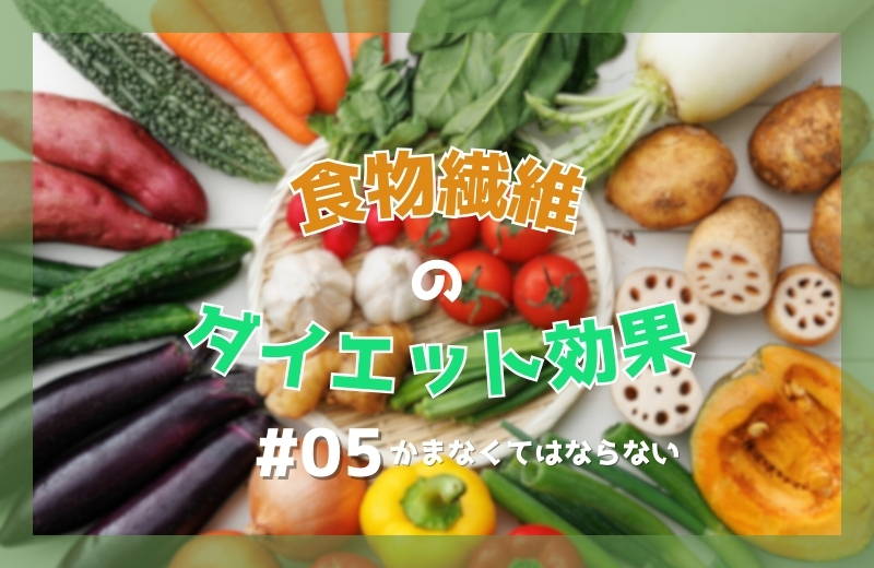 食物繊維のダイエット効果（5）嚙まなくてはならない