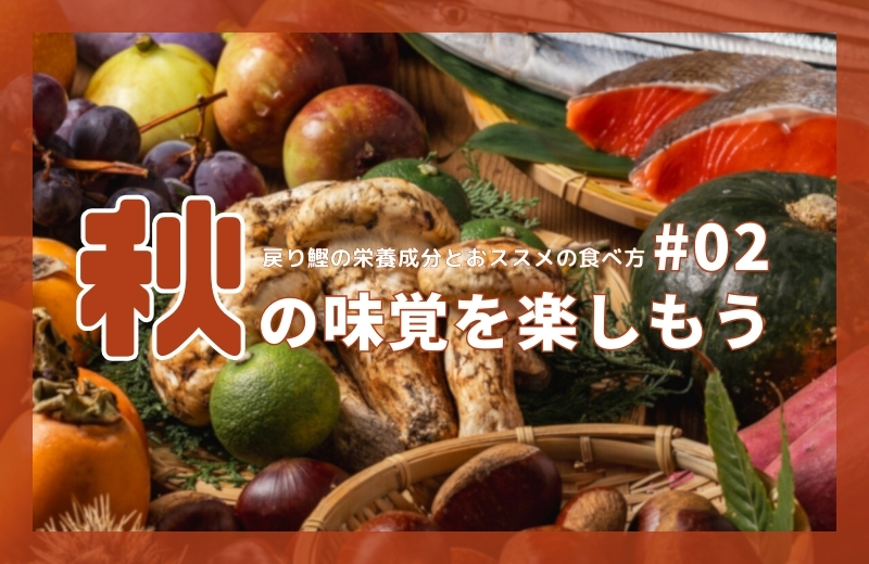 秋の味覚を楽しもう②～戻り鰹の栄養成分とおススメの食べ方